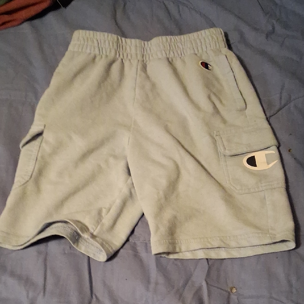 Champion Gray Athletic Shorts with Elastic Waistband